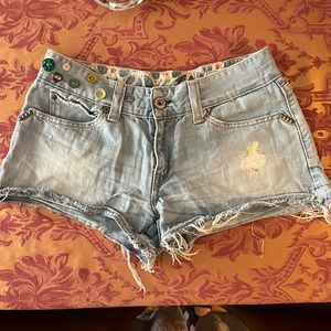 Replay vintage cut off denim shorts